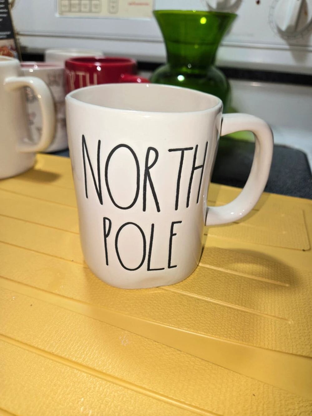 Rae Dunn North Pole Mug NWOT